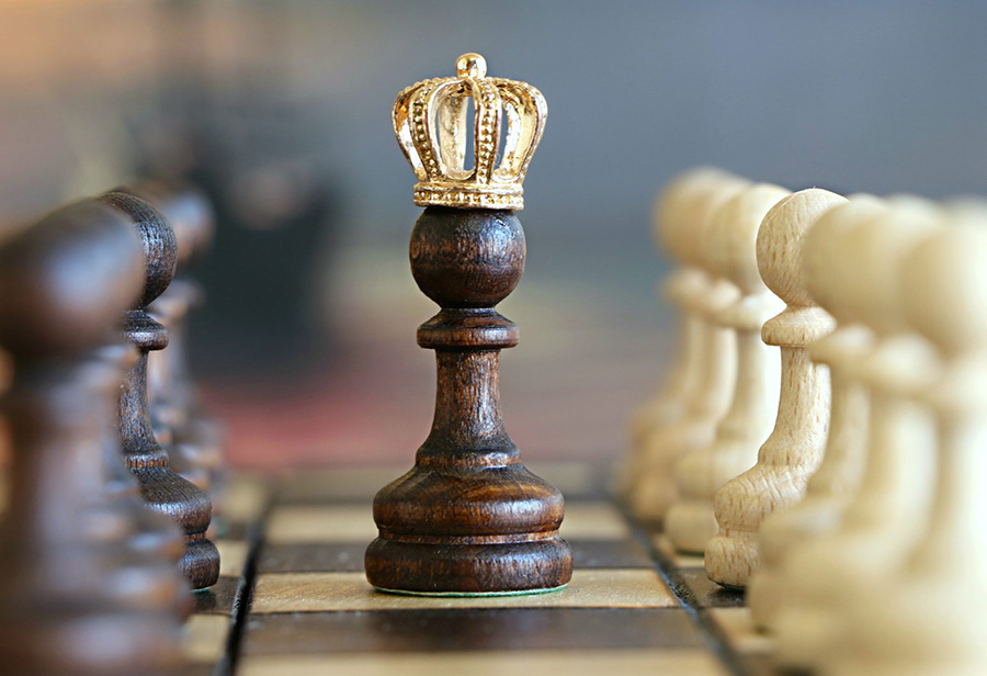 King Piece, Chess Tournament Photo