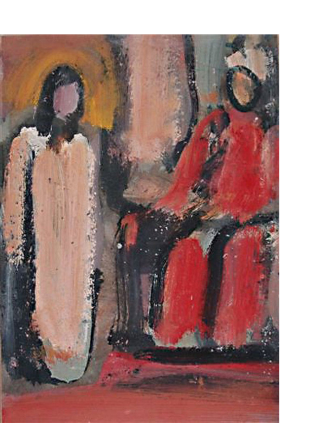 Jesus et Pilot painting by Georges Rouault