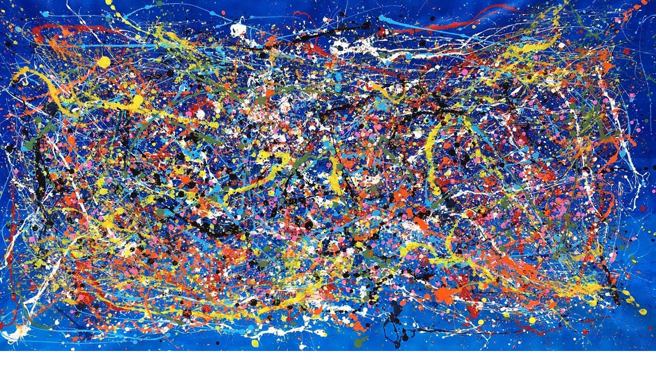 “Buttherfly - Tribute Jackson Pollock” Painting by Juan Jose Garay