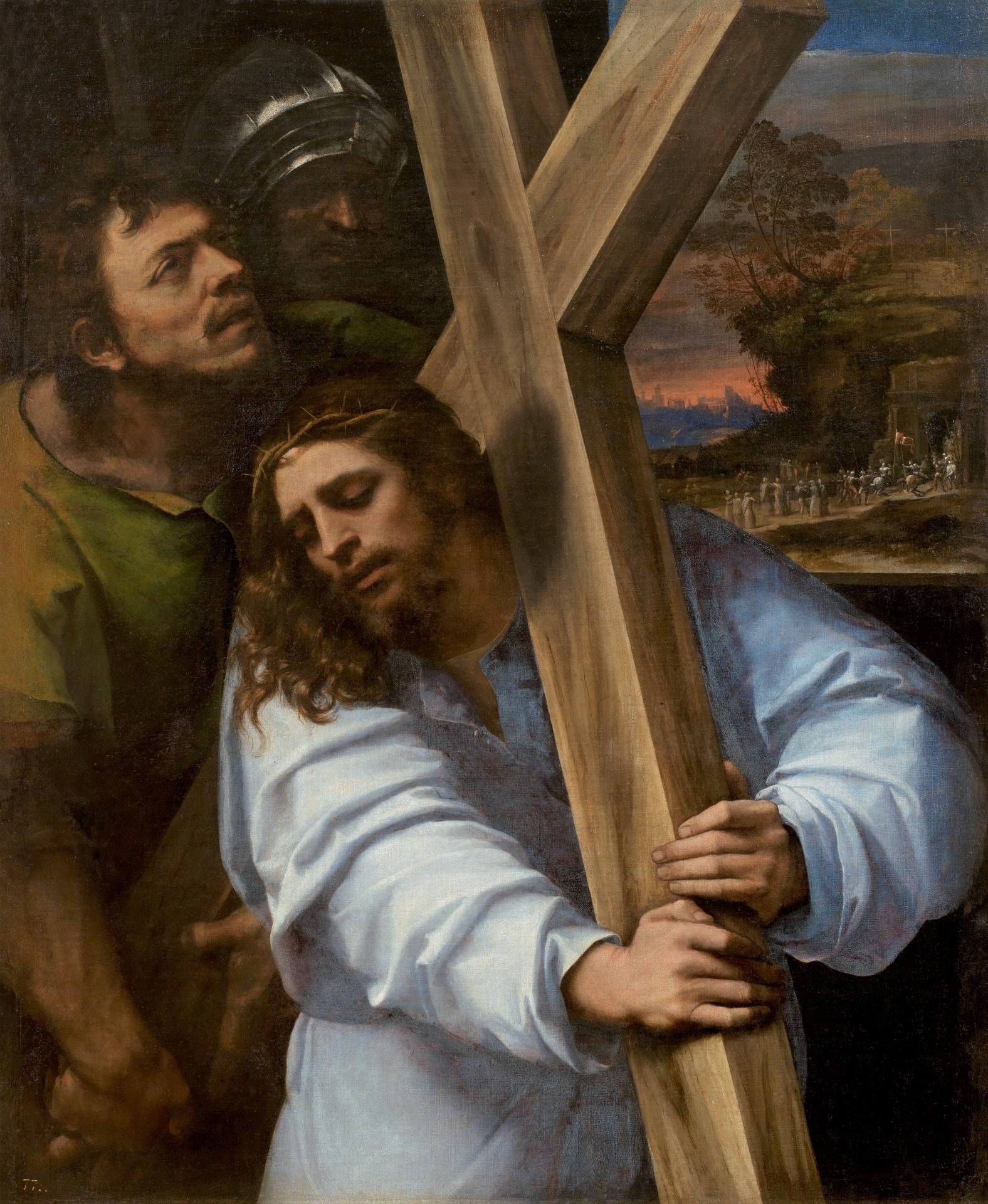 “Jesus Carrying the Cross” painting by Sabastiano del Piombo (c. 1516)