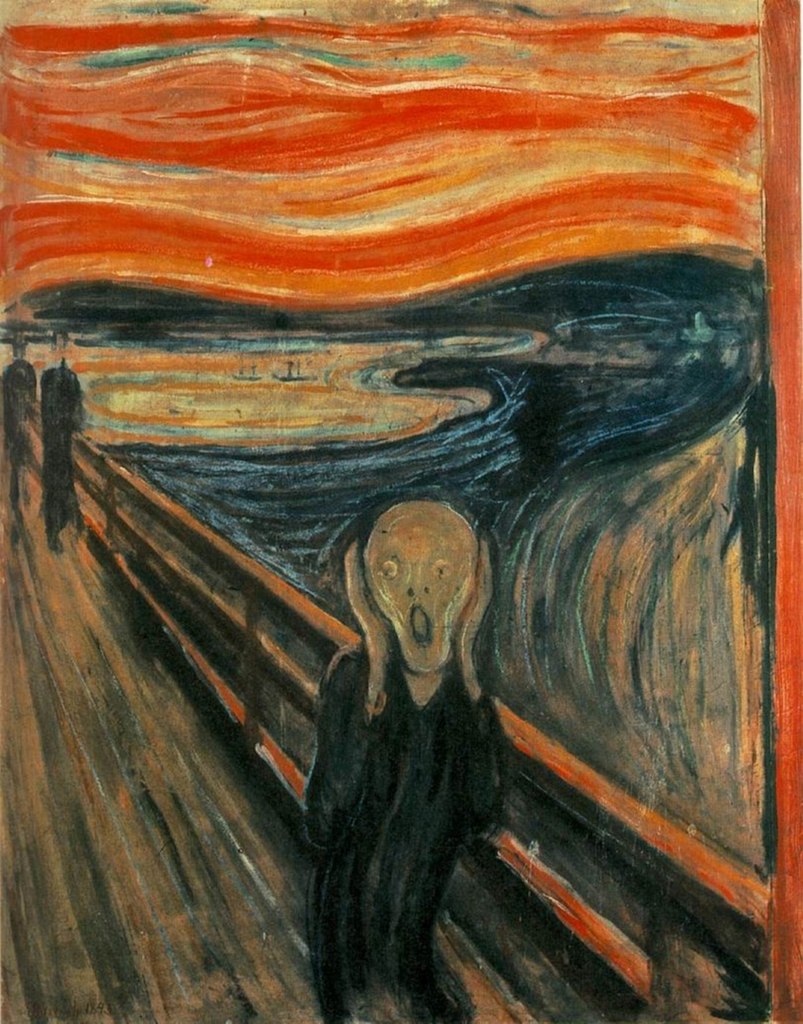 "The Scream" - an Expressionistic painting by Edvard Munch (1893)