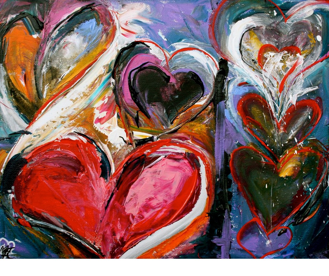 "Much Love" painting by Elizabeth Chapman