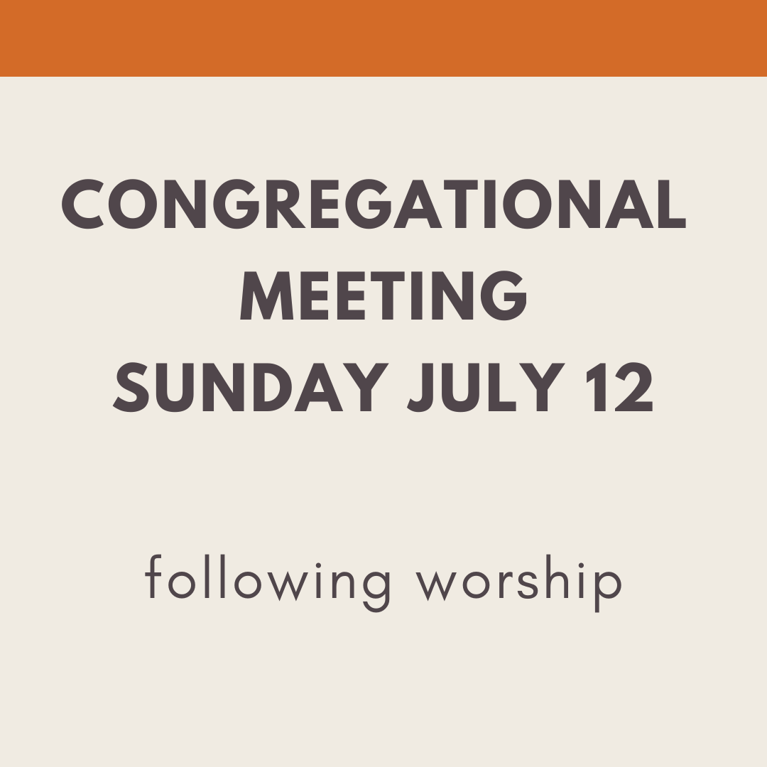 Congregational Meeting