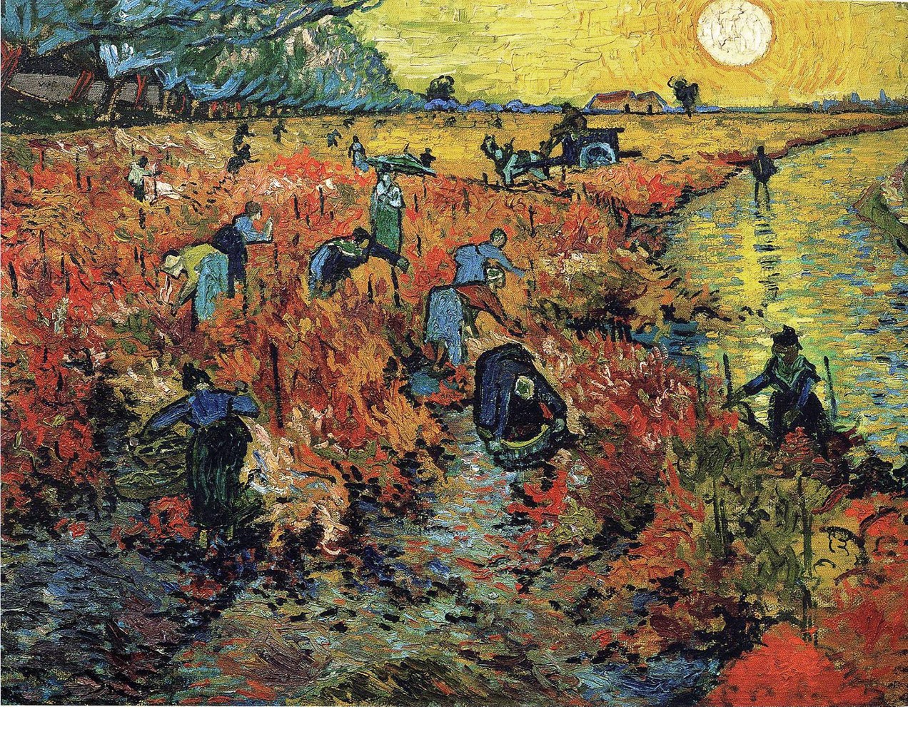 The Red Vineyard at Arles by Vincent Van Gogh