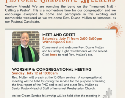 Candidate Weekend
