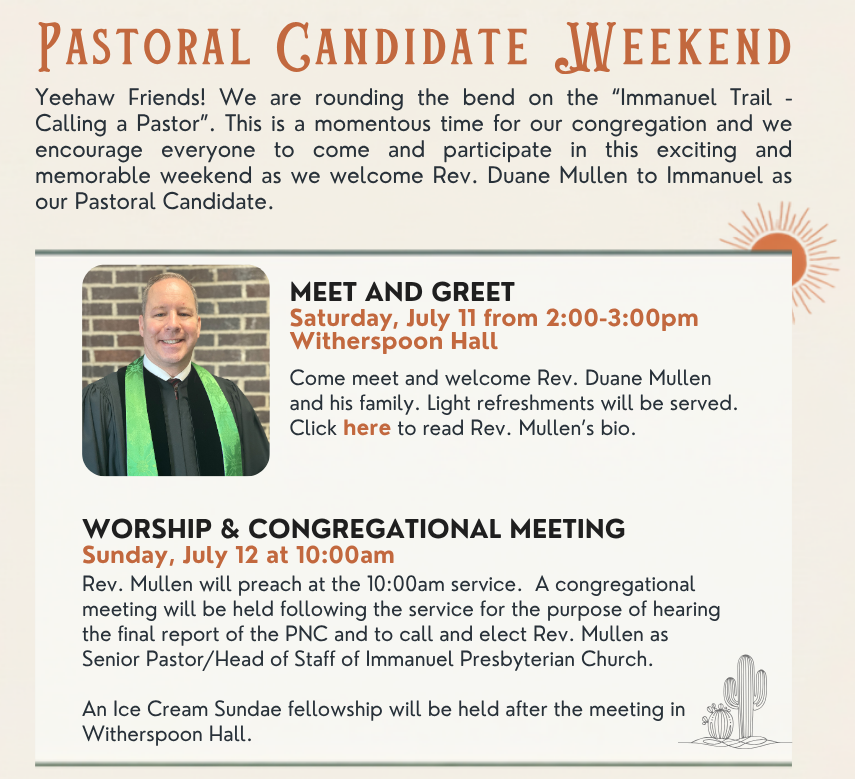 Candidate Weekend